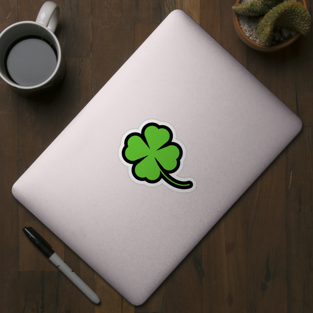 Lucky Four Leaf Clover Shamrock by Kelly Gigi